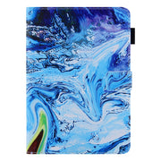 For iPad Pro 11 2024 Colored Drawing Leather Smart Tablet Case(Blue Time)