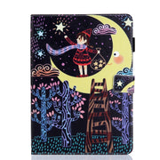 For iPad Pro 11 2024 Colored Drawing Leather Smart Tablet Case(Catch Stars Girl)