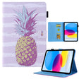 For iPad Pro 11 2024 Colored Drawing Leather Smart Tablet Case(Gold Pineapple) - iPad Pro 11 2024 Cases by PMC TechLife | Online Shopping South Africa | PMC TechLife | Buy Now Pay Later Mobicred
