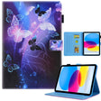 For iPad Pro 11 2024 Colored Drawing Leather Smart Tablet Case(Purple Butterflies) - iPad Pro 11 2024 Cases by PMC TechLife | Online Shopping South Africa | PMC TechLife | Buy Now Pay Later Mobicred