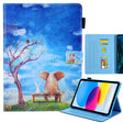 For iPad Pro 11 2024 Colored Drawing Leather Smart Tablet Case(Elephant Rabbit) - free shipping - PMC TechLife - Order now!