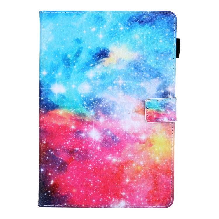 For iPad Pro 11 2024 Colored Drawing Leather Smart Tablet Case(Beautiful Starry Sky)