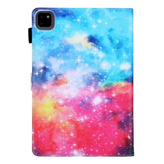 For iPad Pro 11 2024 Colored Drawing Leather Smart Tablet Case(Beautiful Starry Sky)