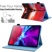 For iPad Pro 11 2024 Colored Drawing Leather Smart Tablet Case(Evening Tower)