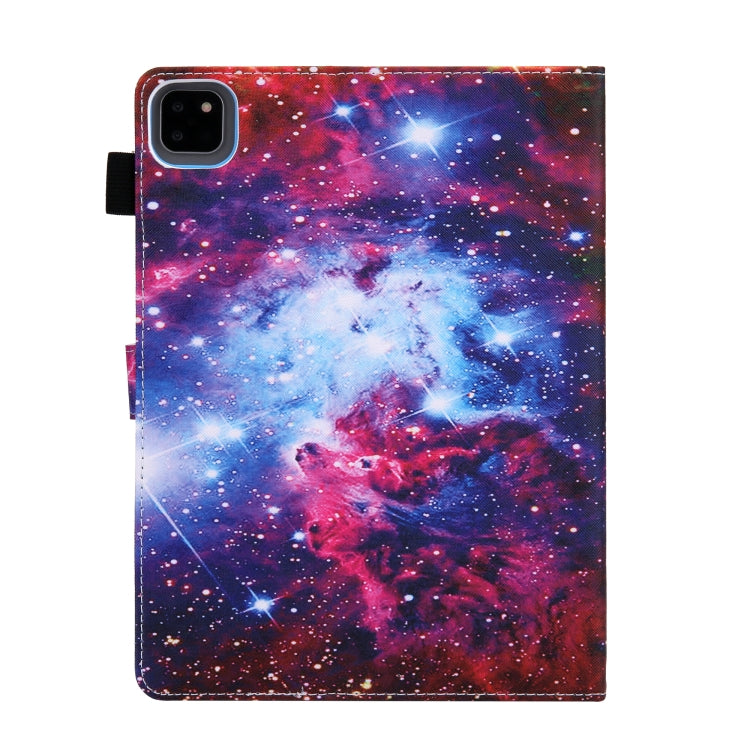 For iPad Pro 11 2024 Colored Drawing Leather Smart Tablet Case(Starry Sky)