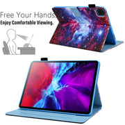 For iPad Pro 11 2024 Colored Drawing Leather Smart Tablet Case(Starry Sky)