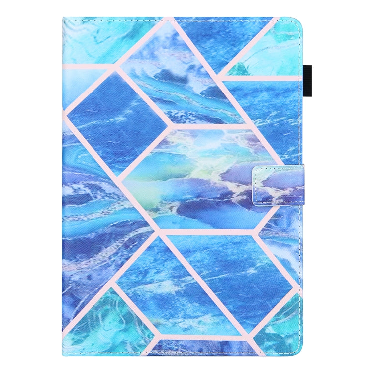 For iPad Pro 11 2024 Colored Drawing Leather Smart Tablet Case(Blue Grid)