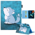 For iPad Pro 11 2024 Colored Drawing Leather Smart Tablet Case(Cute Wolf) - iPad Pro 11 2024 Cases by PMC TechLife | Online Shopping South Africa | PMC TechLife | Buy Now Pay Later Mobicred