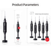 QianLi iWhale Special S2 Steel Magnetic Torque 3D Screwdriver, Model:A Phillips 0.35