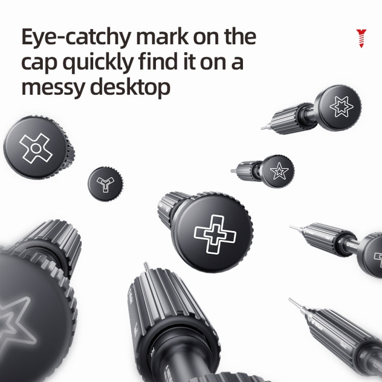 QianLi iWhale Special S2 Steel Magnetic Torque 3D Screwdriver, Model:A Phillips 0.35