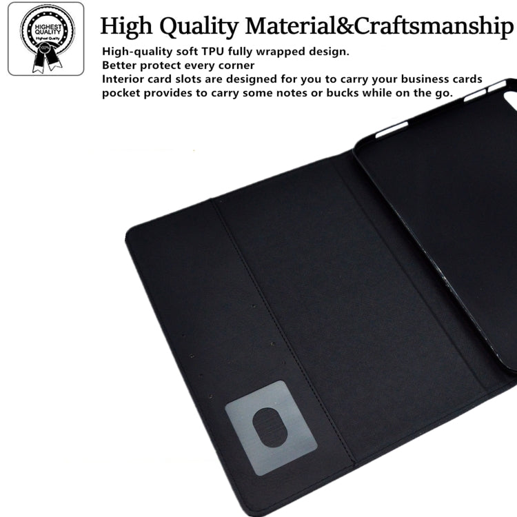 For iPad Pro 11 2024 Suede Cross Texture Magnetic Clasp Leather Smart Tablet Case(Black)