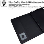 For iPad Pro 11 2024 Suede Cross Texture Magnetic Clasp Leather Smart Tablet Case(Black)