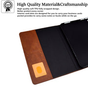 For iPad Pro 11 2024 Suede Cross Texture Magnetic Clasp Leather Smart Tablet Case(Brown)