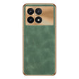 For Xiaomi Redmi K70 Electroplating Lambskin Leather Phone Case(Green) - Xiaomi Cases by PMC Jewellery | Online Shopping South Africa | PMC Jewellery | Buy Now Pay Later Mobicred