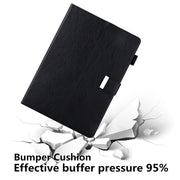For iPad Pro 11 2024 Business Style Horizontal Flip Leather Smart Tablet Case with Holder(Black)