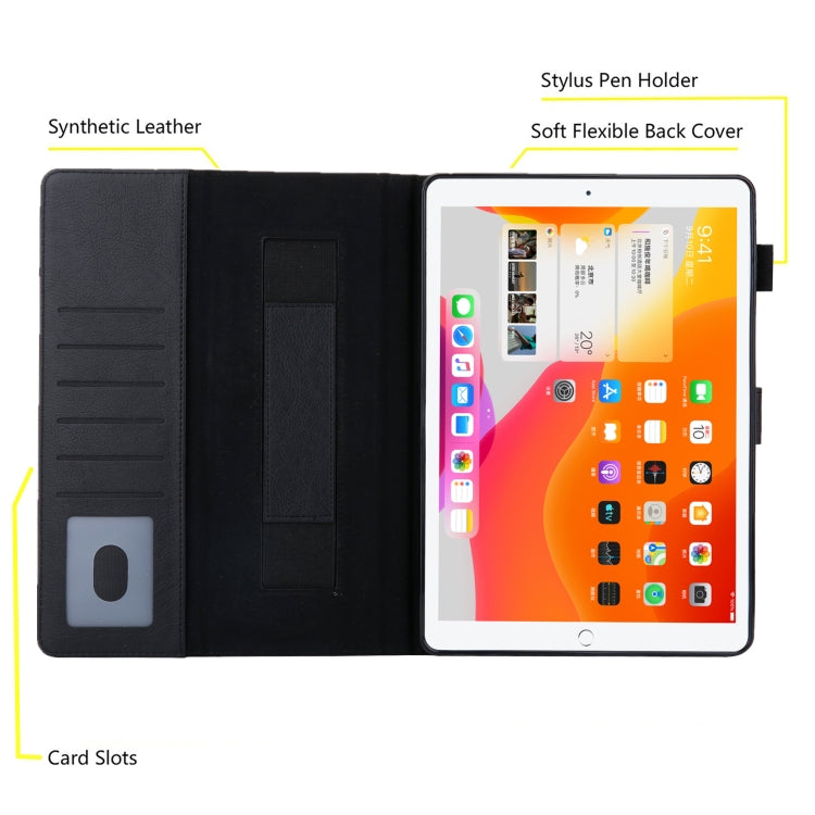 For iPad Pro 11 2024 Business Style Horizontal Flip Leather Smart Tablet Case with Holder(Black)
