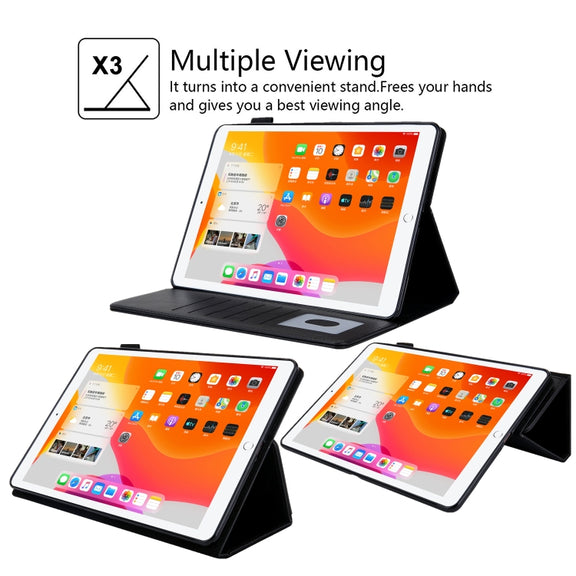 For iPad Pro 11 2024 Business Style Horizontal Flip Leather Smart Tablet Case with Holder(Black)