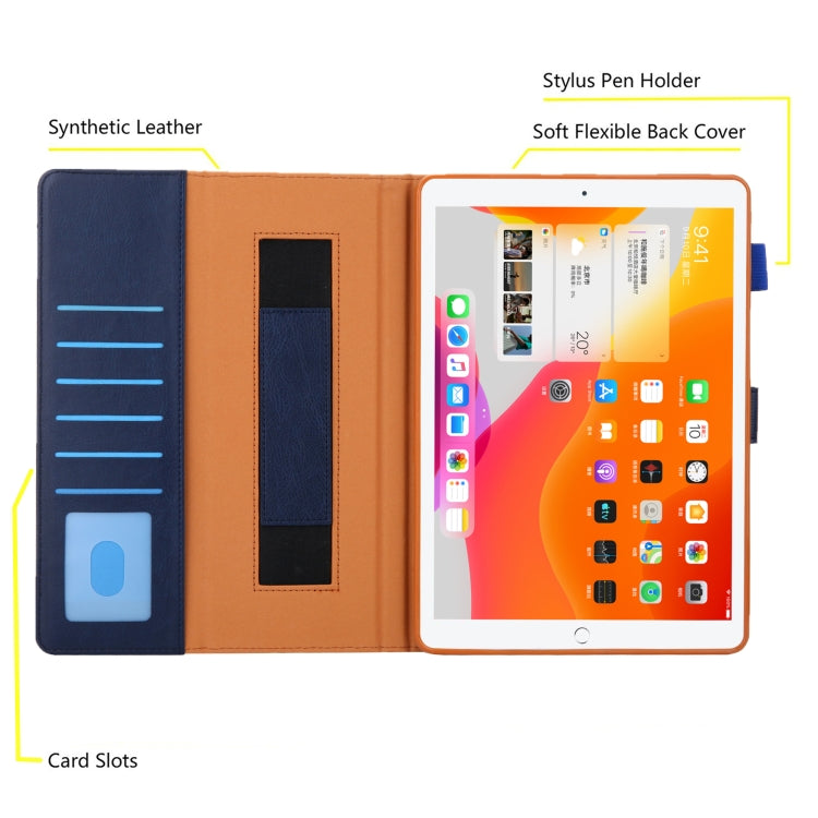 For iPad Pro 11 2024 Business Style Horizontal Flip Leather Smart Tablet Case with Holder(Blue)
