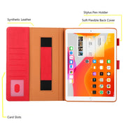 For iPad Pro 11 2024 Business Style Horizontal Flip Leather Smart Tablet Case with Holder(Red)