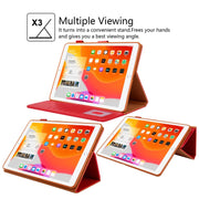 For iPad Pro 11 2024 Business Style Horizontal Flip Leather Smart Tablet Case with Holder(Red)