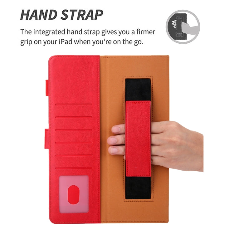 For iPad Pro 11 2024 Business Style Horizontal Flip Leather Smart Tablet Case with Holder(Red)