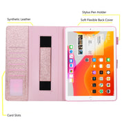 For iPad Pro 11 2024 Business Style Horizontal Flip Leather Smart Tablet Case with Holder(Rose Gold)