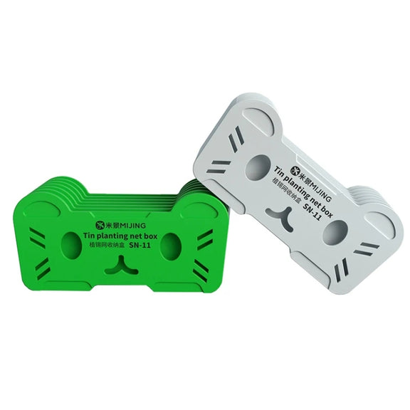 Mijing SN-11 Reballing Stencil Storage Box(Silver)