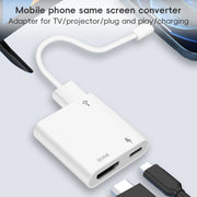 XM006 1080P iOS10.0 HDMI Mobile Phone AV Adapter(White)