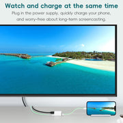 XM006 1080P iOS10.0 HDMI Mobile Phone AV Adapter(White)