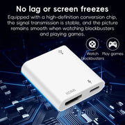 XM006 1080P iOS10.0 HDMI Mobile Phone AV Adapter(White)