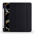 For iPad Pro 13 2024 3-fold TPU Leather Smart Tablet Case with Pen Slot(Black) - iPad Pro 13 2024 Cases by PMC TechLife | Online Shopping South Africa | PMC TechLife | Buy Now Pay Later Mobicred