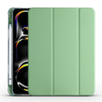 For iPad Pro 13 2024 3-fold TPU Leather Smart Tablet Case with Pen Slot(Matcha Green) - iPad Pro 13 2024 Cases by PMC TechLife | Online Shopping South Africa | PMC TechLife | Buy Now Pay Later Mobicred
