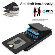 For Samsung Galaxy S24 5G YM015 Crossbody Rhombic Card Bag RFID Phone Case(Black)