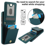 For Samsung Galaxy S24 5G YM015 Crossbody Rhombic Card Bag RFID Phone Case(Green)
