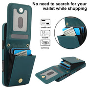 For iPhone 16 YM015 Crossbody Rhombic Card Bag RFID Phone Case(Green)