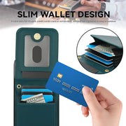 For iPhone 16 YM015 Crossbody Rhombic Card Bag RFID Phone Case(Green)