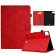 For iPad Pro 11 2024 Rhombus Embossed Leather Tablet Case(Red) - iPad Pro 11 2024 Cases by PMC TechLife | Online Shopping South Africa | PMC TechLife | Buy Now Pay Later Mobicred
