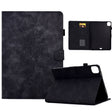 For iPad Pro 11 2024 Peony Butterfly Embossed Leather Smart Tablet Case(Black) - iPad Pro 11 2024 Cases by PMC TechLife | Online Shopping South Africa | PMC TechLife | Buy Now Pay Later Mobicred