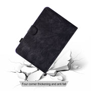 For iPad Pro 11 2024 Fortune Tree Embossed Leather Smart Tablet Case(Black)