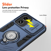 For Motorola Moto G04 / G24 Camshield Ring Holder Phone Case(Royal Blue)