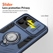 For Realme C53 / C51 / Narzo N53 Camshield Ring Holder Phone Case(Royal Blue)