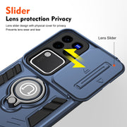 For vivo V30 / V30 Pro Camshield Ring Holder Phone Case(Royal Blue)