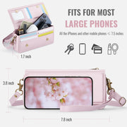 CaseMe ME30 Max Multifunctional Large-Capacity Shoulder Crossbody Phone Bag(Pink)