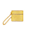 For AirPods 3 Cylindrical Glitter Leather Texture Bluetooth Earphone Protective Case(Gold) - For AirPods 3 by PMC Jewellery | Online Shopping South Africa | PMC Jewellery | Buy Now Pay Later Mobicred