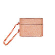 For AirPods Pro Cylindrical Glitter Leather Texture Bluetooth Earphone Protective Case(Rose Gold) - For AirPods Pro by PMC Jewellery | Online Shopping South Africa | PMC Jewellery | Buy Now Pay Later Mobicred