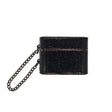 For AirPods Pro Cylindrical Glitter Leather Texture Bluetooth Earphone Protective Case(Black) - For AirPods Pro by PMC Jewellery | Online Shopping South Africa | PMC Jewellery | Buy Now Pay Later Mobicred
