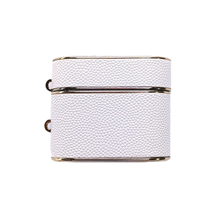 For AirPods 3 Cylindrical Ball Texture Bluetooth Earphone Protective Case(White)