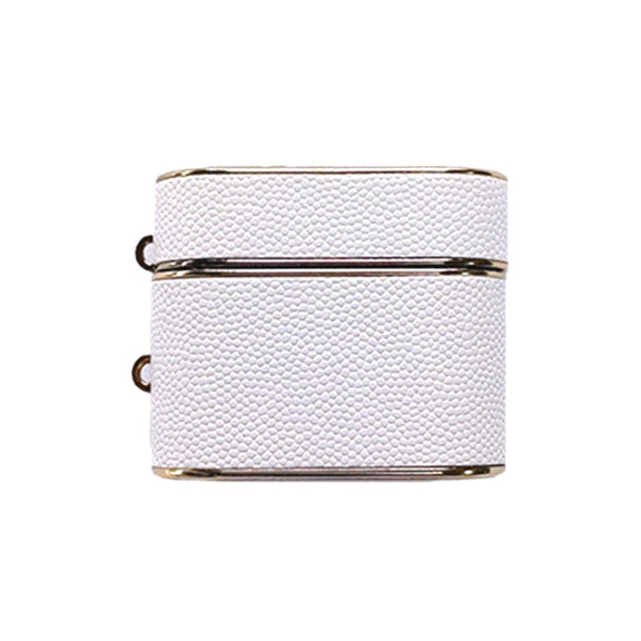 For AirPods 3 Cylindrical Ball Texture Bluetooth Earphone Protective Case(White)
