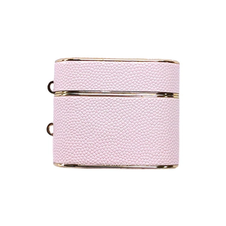 For AirPods 3 Cylindrical Ball Texture Bluetooth Earphone Protective Case(Pink)