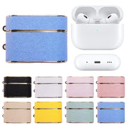For AirPods 2 / 1 Cylindrical Ball Texture Bluetooth Earphone Protective Case(Yellow)